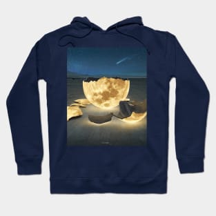 Cracked moon Hoodie